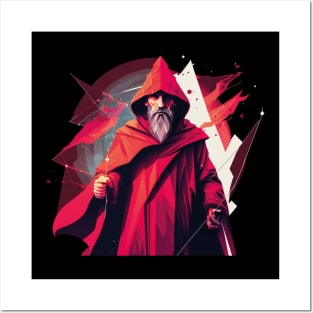 the red wizard Posters and Art